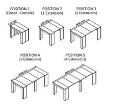 Luiz Extending Dining Table Oak Effect
