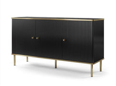 Maison Black And Gold 3 Door Sideboard