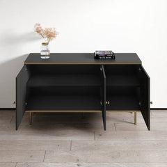 Maison Black And Gold 3 Door Sideboard
