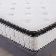 Sleep Tight Hybrid 1000 Pocket Memory Gel Pillow-Top Mattress Medium Firm