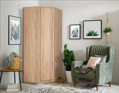 Miami Sonoma Oak Effect Corner Wardrobe