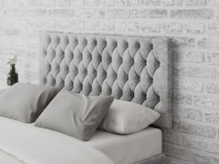 Monroe Headboard 60 cm - Mirazzi Velvet - Silver