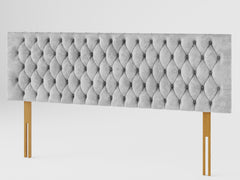 Monroe Headboard 60 cm - Mirazzi Velvet - Silver