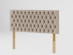 Monroe Headboard 60 cm - Malham Weave - Mink