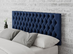 Monroe Headboard 60 cm - Plush Velvet - Navy