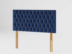 Monroe Headboard 60 cm - Plush Velvet - Navy