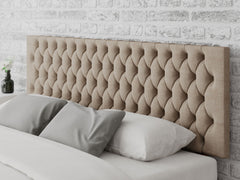 Monroe Headboard 60 cm - Malham Weave - Mink
