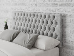 Monroe Headboard 60 cm - Mirazzi Velvet - Silver