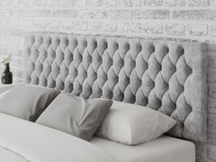 Monroe Headboard 60 cm - Mirazzi Velvet - Silver
