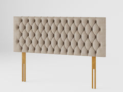 Monroe Headboard 60 cm - Malham Weave - Mink