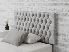 Monroe Headboard 60 cm - Mirazzi Velvet - Silver