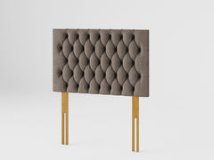Monroe Headboard 60 cm - Malham Weave - Slate