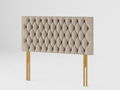 Monroe Headboard 60 cm - Malham Weave - Mink