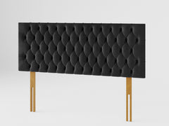 Monroe Headboard 60 cm - Plush Velvet - Ebony