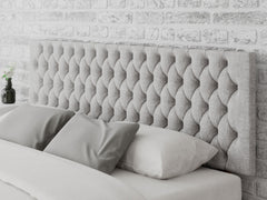 Monroe Headboard 60 cm - Pure Pastel Cotton - Storm
