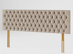 Monroe Headboard 60 cm - Malham Weave - Mink