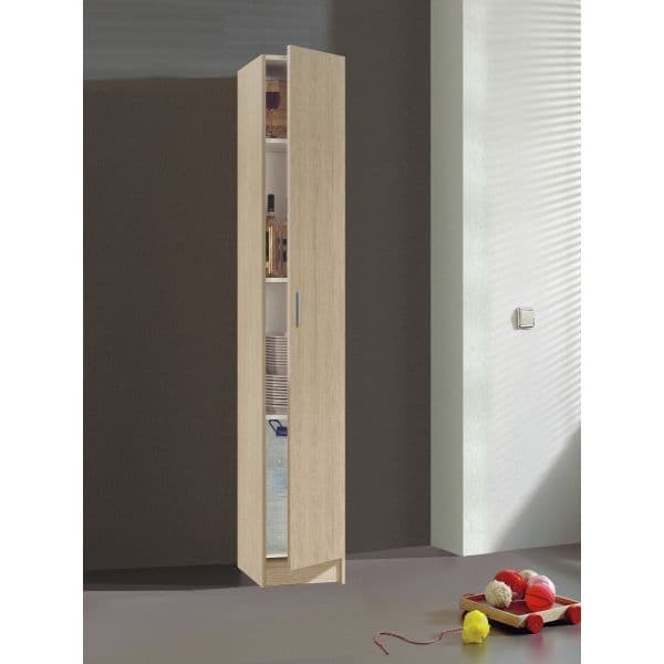 Multi Purpose Oak Narrow Storage Cupboard