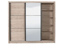 Navara Oak Effect Sliding Door Wardrobe