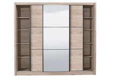 Navara Oak Effect Sliding Door Wardrobe