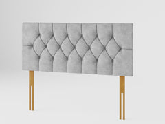 Olivier Headboard 60 cm - Kimiyo Linen - Silver