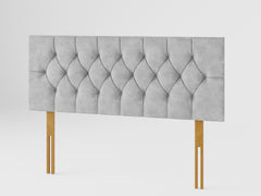 Olivier Headboard 60 cm - Kimiyo Linen - Silver