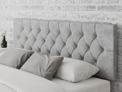 Olivier Headboard 60 cm - Kimiyo Linen - Silver