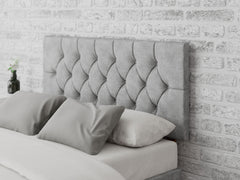 Olivier Headboard 60 cm - Kimiyo Linen - Silver