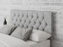 Olivier Headboard 60 cm - Kimiyo Linen - Silver