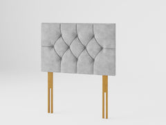 Olivier Headboard 60 cm - Kimiyo Linen - Silver
