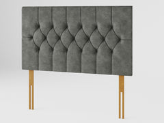 Olivier Headboard 80 cm - Kimiyo Linen - Granite