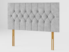 Olivier Headboard 80 cm - Kimiyo Linen - Silver
