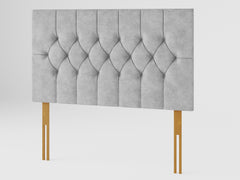 Olivier Headboard 80 cm - Kimiyo Linen - Silver