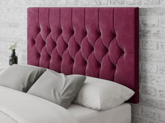 Olivier Headboard 80 cm - Plush Velvet - Berry