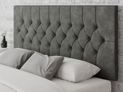 Olivier Headboard 80 cm - Kimiyo Linen - Granite