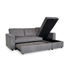 Omniya Sofabed Universal Corner Sofa Grey