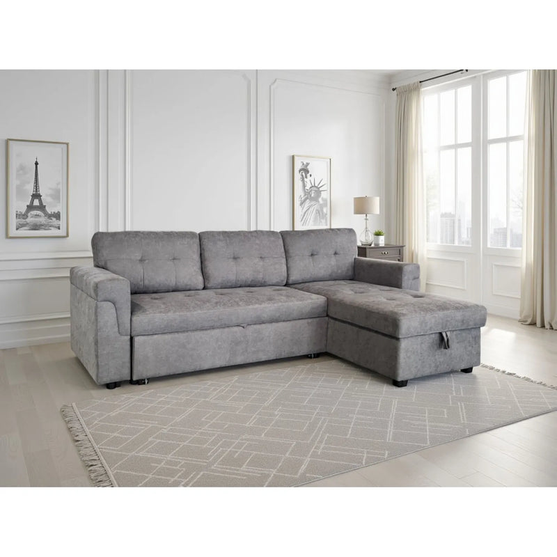 Omniya Sofabed Universal Corner Sofa Grey