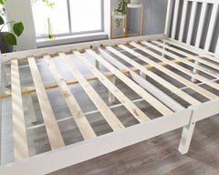 Pacific Solid Wood White Bed Frame - Single to Super King Sizes