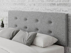 Presley Headboard 60 cm - Saxon Twill - Grey