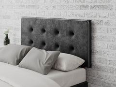 Presley Headboard 60 cm - Mirazzi Velvet - Black