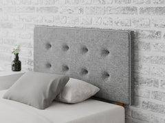 Presley Headboard 60 cm - Saxon Twill - Grey