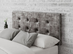 Presley Headboard 60 cm - Distressed Velvet - Slate