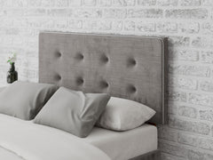 Presley Headboard 60 cm - Firenza Velour - Silver