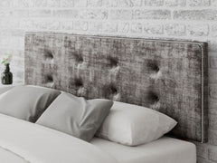Presley Headboard 60 cm - Distressed Velvet - Slate