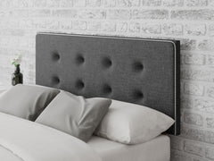 Presley Headboard 60 cm - Saxon Twill - Charcoal