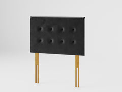 Presley Headboard 60 cm - Plush Velvet - Ebony
