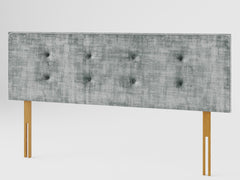Presley Headboard 60 cm - Distressed Velvet - Platinum
