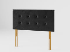 Presley Headboard 60 cm - Plush Velvet - Ebony