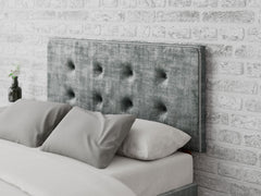 Presley Headboard 60 cm - Distressed Velvet - Platinum
