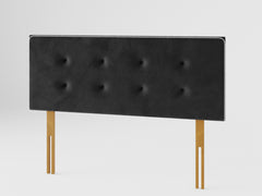 Presley Headboard 60 cm - Plush Velvet - Ebony