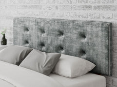Presley Headboard 60 cm - Distressed Velvet - Platinum